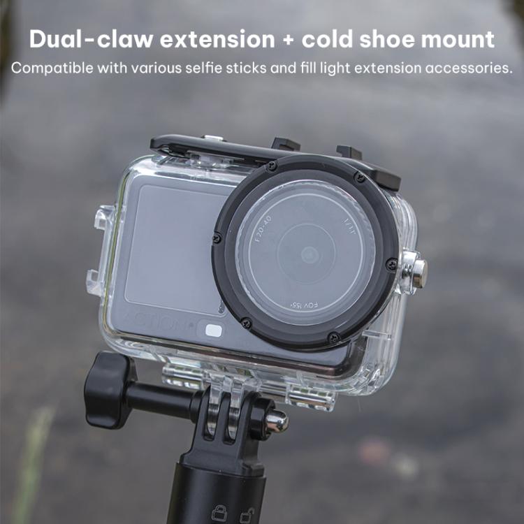 60m Underwater Waterproof Sealed Diving Shell, For DJI Osmo Action 6 60m Underwater - ORIWHIZCase & BagsDJI & Insta360 AccessoriesOsmo Action Series