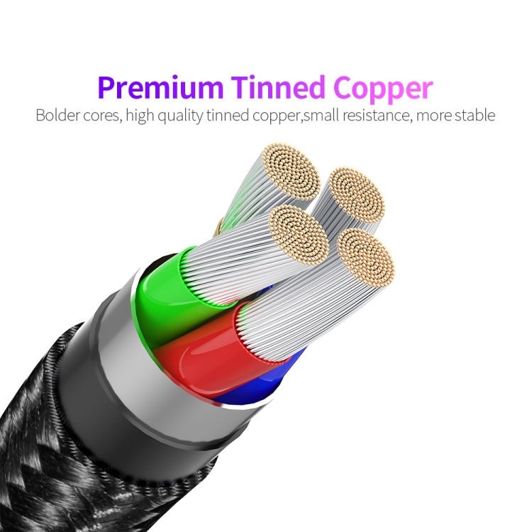 60W 3A USB - C / Type - C to Type - C 180 Degree Rotating Elbow Fast Charging Cable, 1.2m 60W PD, 2m 60W PD - ORIWHIZ