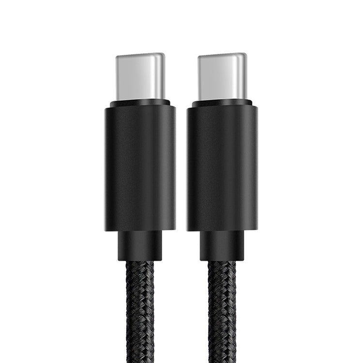 60W PD USB - C / Type - C Male to USB - C / Type - C Male Braided Data Cable, Cable Length: 1m - ORIWHIZ
