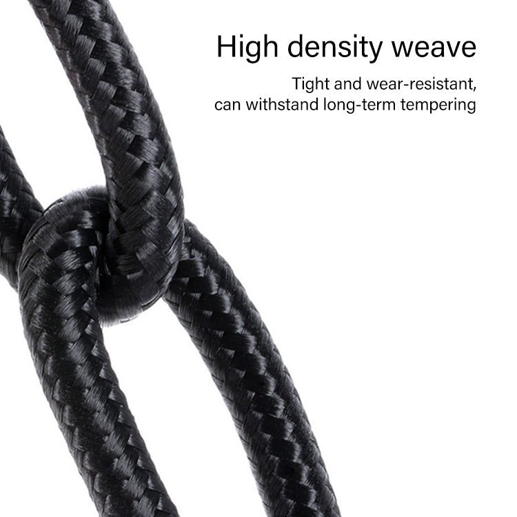60W PD USB - C / Type - C Male to USB - C / Type - C Male Braided Data Cable, Cable Length: 1m - ORIWHIZ