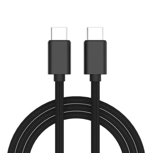 60W PD USB - C / Type - C Male to USB - C / Type - C Male Braided Data Cable, Cable Length: 1m - ORIWHIZ