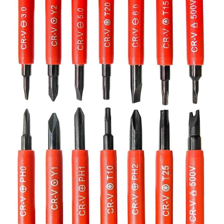 7 in 1 Bit Insulation Multipurpose Repair Tool Screwdriver Set, 7 in 1 - ORIWHIZ