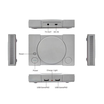 8 - Bit Mini Double Players TV Game Console Built - in 620 Games, PS1 mini (US Plug), PS1 mini (EU Plug) - ORIWHIZPocket ConsolePocket Console & AccessoriesToys & Hobbies