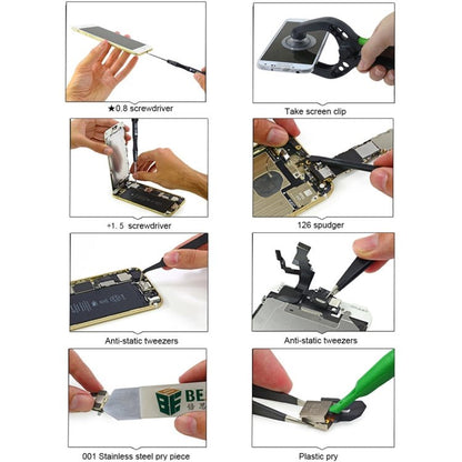 8 in 1 BEST BST - 609 Cell Phone Repair Tool Kit Opening Tools, BST - 609 - ORIWHIZ