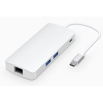 8 in 1 Hub Type - C HUB+ USB - C / Type - C to USB - C / Type - C & HDMI & SD & TF & 2 USB & VGA & Rj45 Adapter - ORIWHIZ