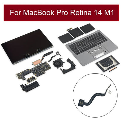 821 - 03208 - A LCD Screen Cover Angle Sensor Sleep Cable for MacBook Pro Retina 14 M1 A2442 EMC3650 2021, A2442 - ORIWHIZ