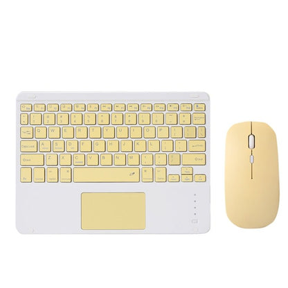 871 9.7 Inch Portable Wireless Bluetooth Keyboard With Touch Screen IPad + Mouse Set for iPad, Pink + Mouse, Mint Green + Mouse, Green + Mouse, Yellow + Mouse, White + Mouse, Black + Mouse - ORIWHIZApple AccessoriesiPad KeyboardiPad Keyboard Universal