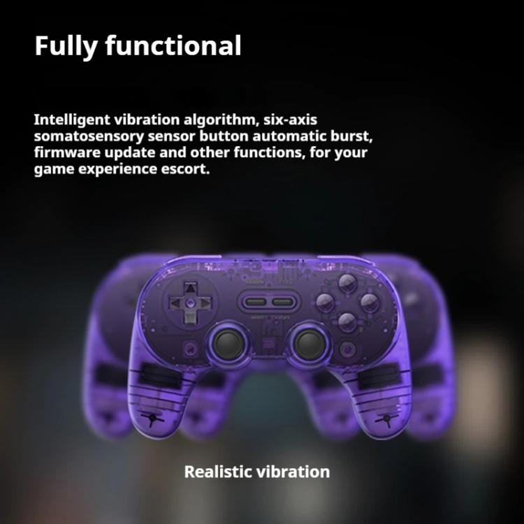 8BitDo Pro2 Retro Hall Edition Translucent Bluetooth With Back Button Multi - Platform Gamepad - ORIWHIZ8BitDoNintendo AccessoriesNintendo Accessories Gamepads