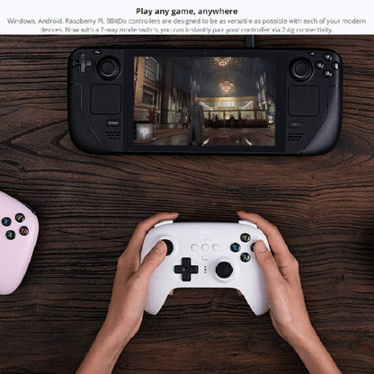 8BitDo Wireless 2.4G Gaming Controller With Charging Dock For PC / Windows 10 / 11 / Steam Deck, White, Black, Pink - ORIWHIZ8BitDoSteam Deck AccessoriesSteam Deck Accessories Other Accessories
