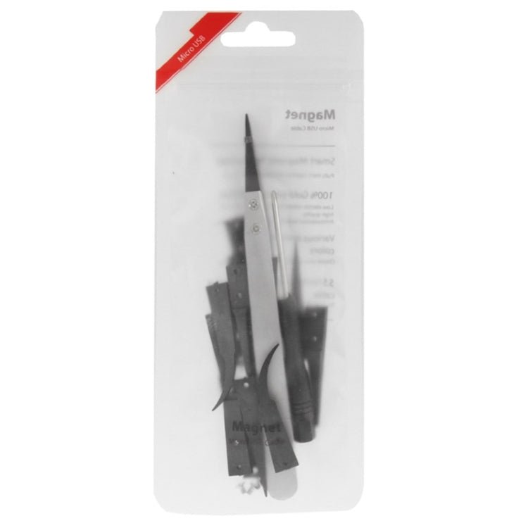 9 in 1 Replaceable Anti - Static Tweezers with Cross Screwdriver, 9 in 1 - ORIWHIZ