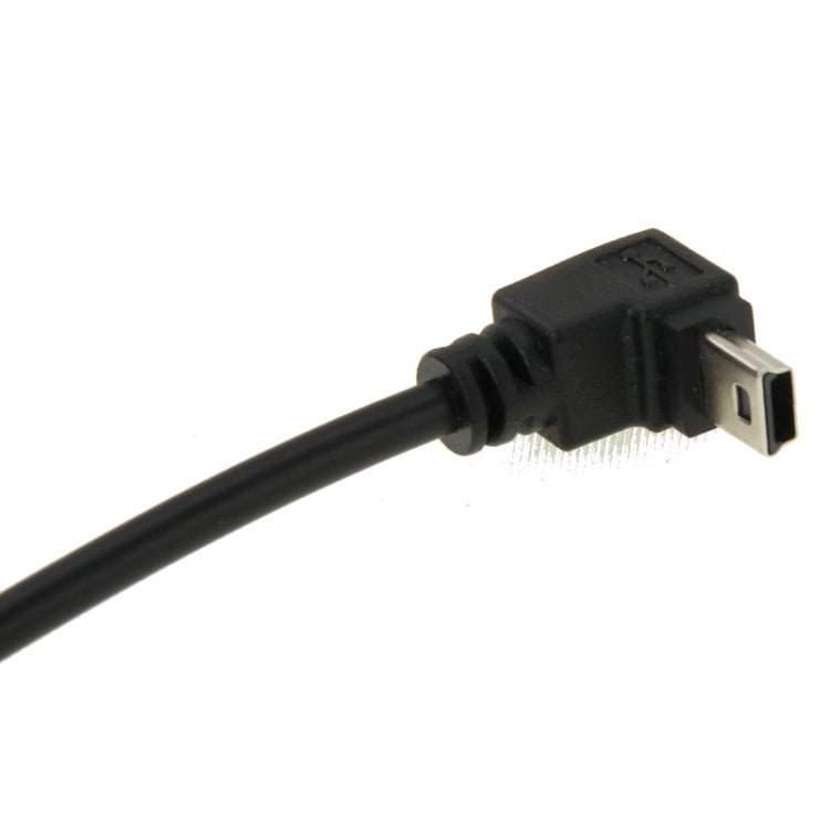 90 Degree Mini USB Male to USB 2.0 AM USB Adapter Cable, Length: 29cm - ORIWHIZ