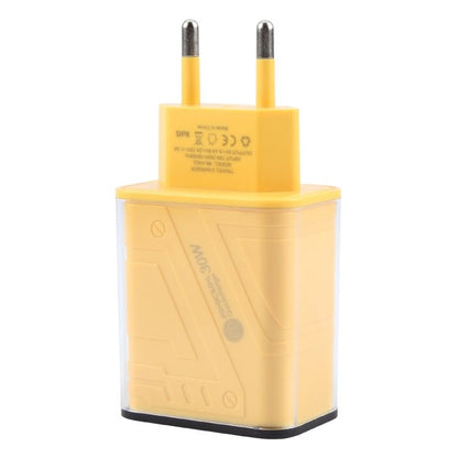 95 - A3CL 30W Type - C, 8 Pin, USB - A Mecha Style Multi - Port Fast Charger, EU Plug - ORIWHIZ