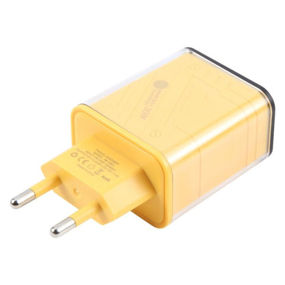 95 - A3CL 30W Type - C, 8 Pin, USB - A Mecha Style Multi - Port Fast Charger, EU Plug - ORIWHIZ