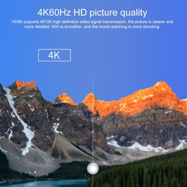 9572PD USB - C / Type - C Male to HDMI Male 4K HD Video Adapter Cable, Cable Length: 1.8m - ORIWHIZ