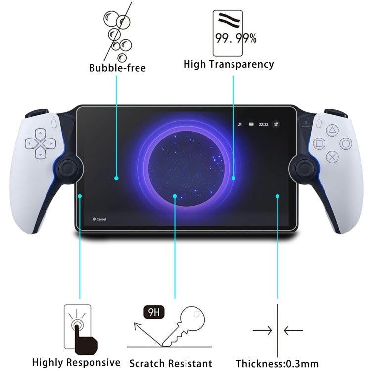 9H 0.3mm Explosion - proof Tempered Glass Film, 1PC For Sony PS5 - ORIWHIZSony AccessoriesSony Accessories OthersToys & Hobbies