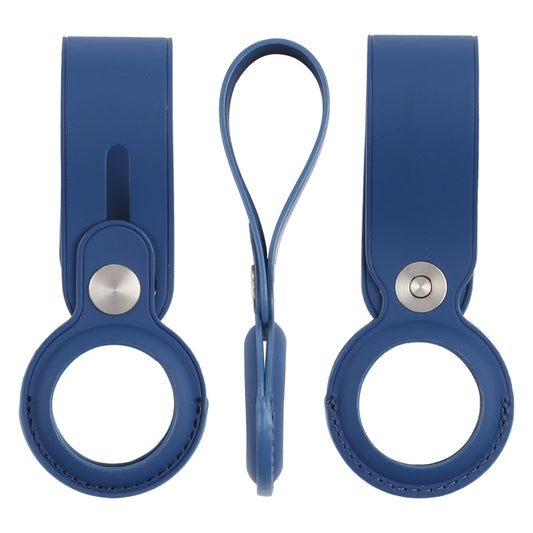 Anti-scratch Polyurethane Case Cover with Hang Loop for AirTag 2nd Gen / AirTag 1st Gen