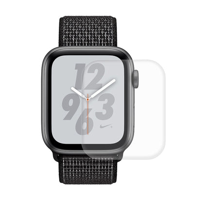 ENKAY Hat-Prince 2 in 1 Carbon Fiber Texture TPU Semi-clad Protective Shell + 3D Full Screen PET Curved Heat Bending HD Screen Protector For Apple Watch Series 6 / 5 / 4 / Watch SE 44mm, For Apple Watch Series 6 / 5 / 4 / Watch SE 44mm