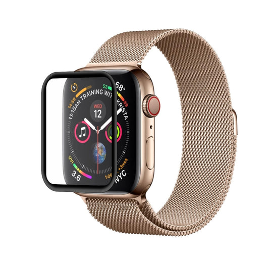 2 PCS ENKAY Hat-Prince 3D Plein écran PET + 3D Plein écran Galvanoplastie PET Protecteur d'écran HD à flexion thermique incurvée pour Apple Watch Series 6 / 5 / 4 / Watch SE 44mm, Pour Apple Watch Series 6 / 5 / 4 / Watch SE 44mm