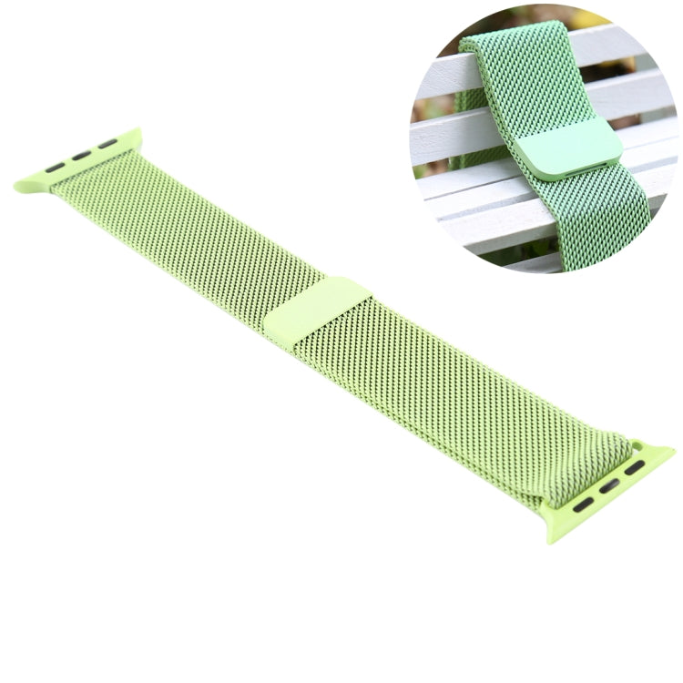 Für Apple Watch Series 7 41mm / 6 & SE & 5 & 4 40mm / 3 & 2 & 1 38mm Farbwechselndes magnetisches Nylon-Armband, 40mm