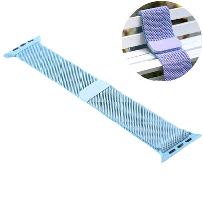 Für Apple Watch Series 7 41mm / 6 & SE & 5 & 4 40mm / 3 & 2 & 1 38mm Farbwechselndes magnetisches Nylon-Armband, 40mm