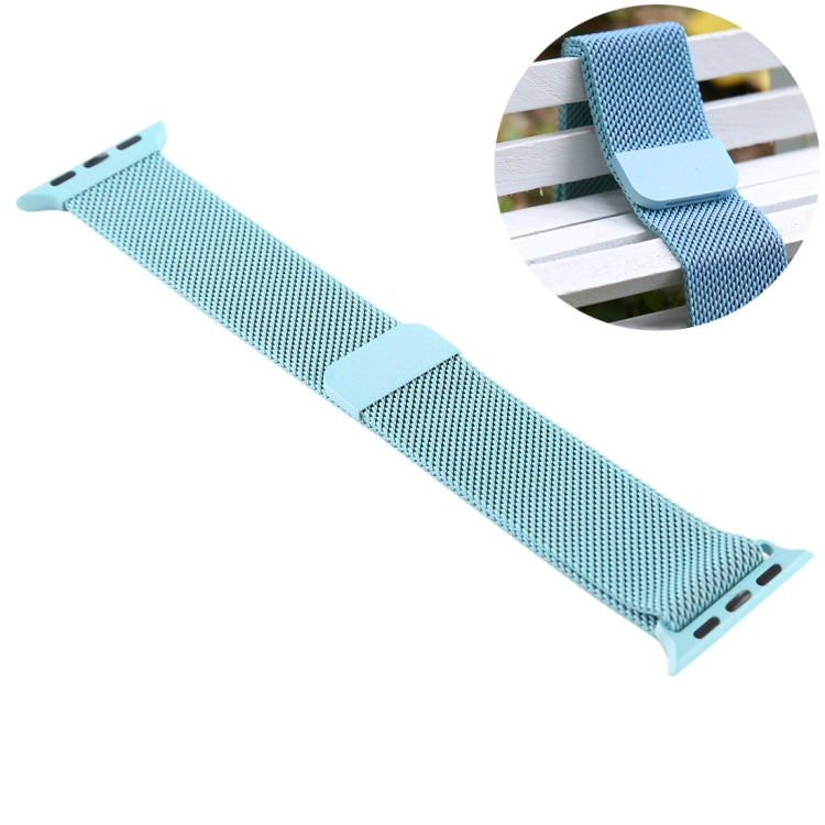 Für Apple Watch Series 7 41mm / 6 & SE & 5 & 4 40mm / 3 & 2 & 1 38mm Farbwechselndes magnetisches Nylon-Armband, 40mm