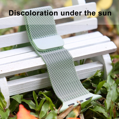 For Apple Watch Ultra 49mm&Watch Ultra 2 49mm / Series 10 46mm / 9&8&7 45mm / SE 3&SE 2&6&SE&5&4 44mm / 3&2&1 42mm Color-changing Magnetic Nylon Watch Band, 44mm