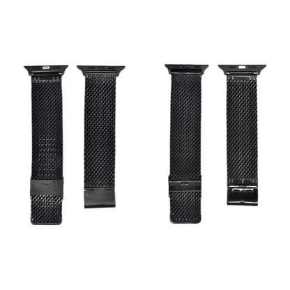 304 Stainless Steel Milanese Watch Band with Connector For Apple Watch Series 10 42mm / 9&8&7 41mm / SE 3&SE 2&6&SE&5&4 40mm / 3&2&1 38mm, For Apple Watch Series 7  41mm / & 6 & SE & 5 & 4 40mm