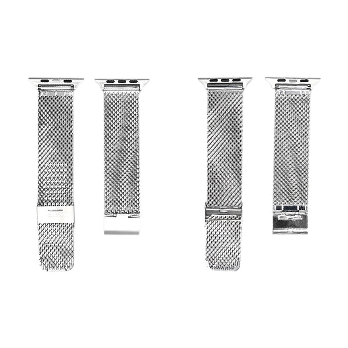 304 Stainless Steel Milanese Watch Band with Connector For Apple Watch Series 10 42mm / 9&8&7 41mm / SE 3&SE 2&6&SE&5&4 40mm / 3&2&1 38mm, For Apple Watch Series 7  41mm / & 6 & SE & 5 & 4 40mm