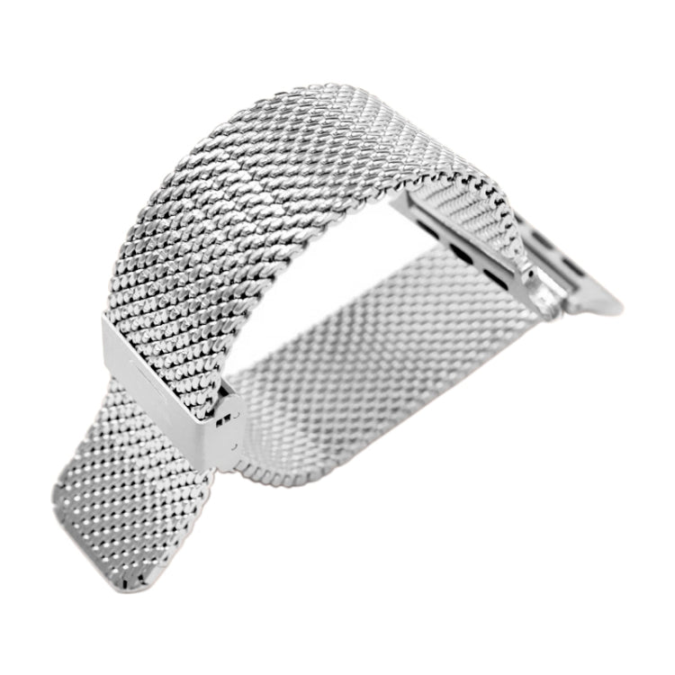 304 Stainless Steel Milanese Watch Band with Connector For Apple Watch Series 10 42mm / 9&8&7 41mm / SE 3&SE 2&6&SE&5&4 40mm / 3&2&1 38mm, For Apple Watch Series 7  41mm / & 6 & SE & 5 & 4 40mm