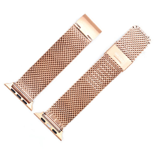 304 Edelstahl-Milanaise-Uhrenarmband mit Adapter für Apple Watch Ultra 49mm&Watch Ultra 2 49mm / Series 10 46mm / 9&8&7 45mm / SE 3&SE 2&6&SE&5&4 44mm / 3&2&1 42mm, Für Apple Watch Series 7 45mm / & 6 & SE & 5 & 4 44mm