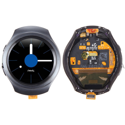 LCD Screen and Digitizer Full Assembly With Frame for Samsung Galaxy Gear S2 SM-R720, For Samsung Galaxy Gear S2(Black), For Samsung Galaxy Gear S2(White)
