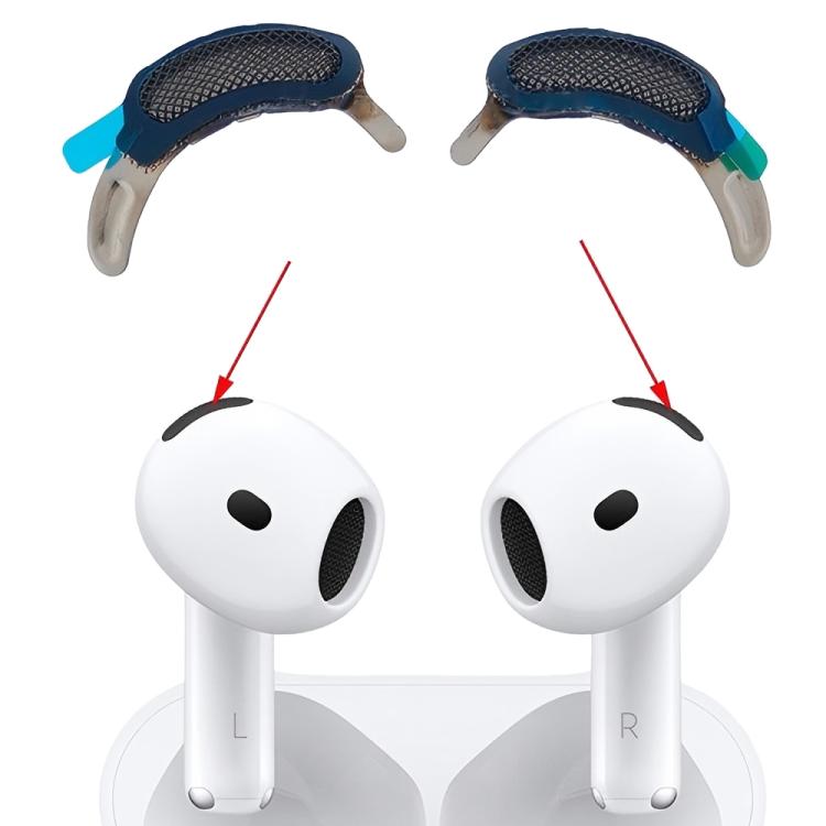 For Apple AirPods 4 Left / Right Top Dust Mesh(Internal Installation Required), For Apple AirPods 4(Top)