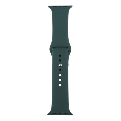 For Apple Watch Series 7 41mm / 6 & SE & 5 & 4 40mm / 3 & 2 & 1 38mm Silicone Watch Band, For Apple Watch Series 7 41mm / 6 & SE & 5 & 4 40mm / 3 & 2 & 1 38mm