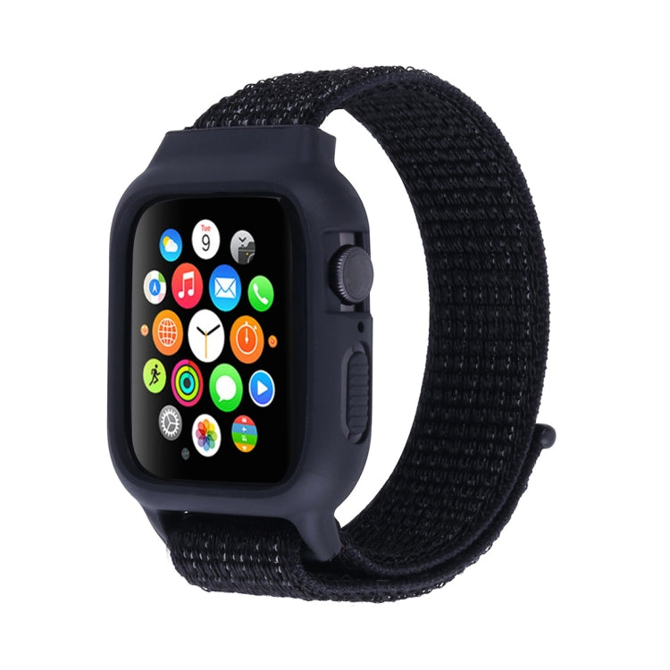 For Apple Watch Ultra 49mm&Watch Ultra 2 49mm / Series 10 46mm / 9&8&7 45mm / SE 3&SE 2&6&SE&5&4 44mm / 3&2&1 42mm Nylon Watch Band with Hook and Loop Fastener, For Apple Watch Ultra 49mm / Series 8&7 45mm / SE 2&6&SE&5&4 44mm / 3&2&1 42mm             ...