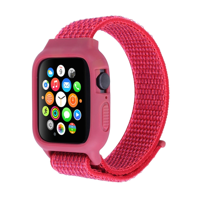 For Apple Watch Ultra 49mm&Watch Ultra 2 49mm / Series 10 46mm / 9&8&7 45mm / SE 3&SE 2&6&SE&5&4 44mm / 3&2&1 42mm Nylon Watch Band with Hook and Loop Fastener, For Apple Watch Series 7 45mm / 6 & SE & 5 & 4 44mm / 3 & 2 & 1 42mm                       ...
