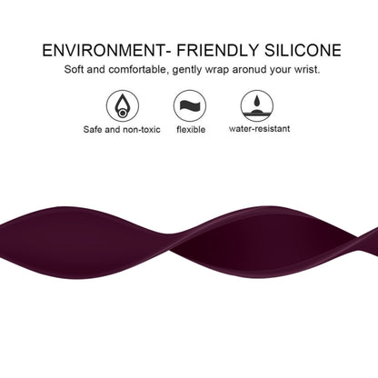 For Apple Watch Series 8&7 41mm / SE 2&6&SE&5&4 40mm / 3&2&1 38mm Solid Color Elastic Silicone Watch Band, Size:L 156mm, Size:L 156mm