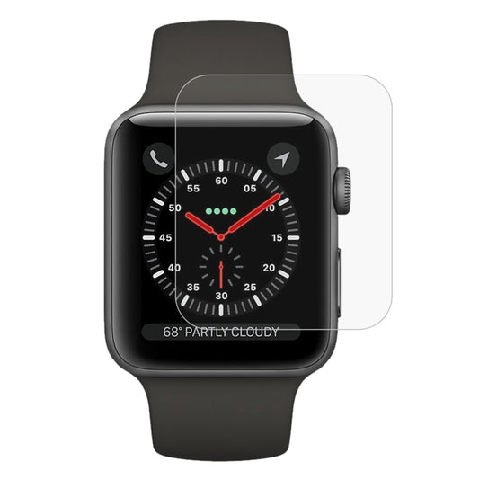 2 PCS ENKAY Hat-Prince pour Apple Watch 42 mm, film protecteur d'écran en verre trempé antidéflagrant de 0,2 mm, dureté de surface 9H, 2,15D, pour Apple Watch 42 mm