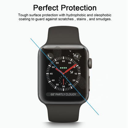 2 PCS ENKAY Hat-Prince for Apple Watch 42mm 0.2mm 9H Surface Hardness 2.15D Explosion-proof Tempered Glass Screen Film, For Apple Watch 42mm