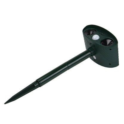 Powerful Ultrasonic Solar-powered Animal Repeller With PIR Sensor & Light Sensor