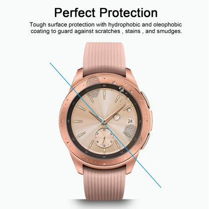 ENKAY Hat-Prince 0.2mm 9H 2.15D Curved Edge Tempered Glass Film for Galaxy Watch 42mm, Tempered Glass/42mm, 2 PCS Tempered Glass/42mm