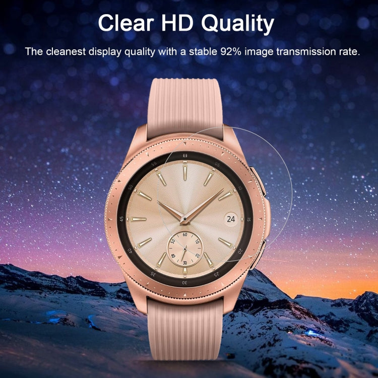 ENKAY Hat-Prince 0.2mm 9H 2.15D Curved Edge Tempered Glass Film for Galaxy Watch 42mm, Tempered Glass/42mm, 2 PCS Tempered Glass/42mm