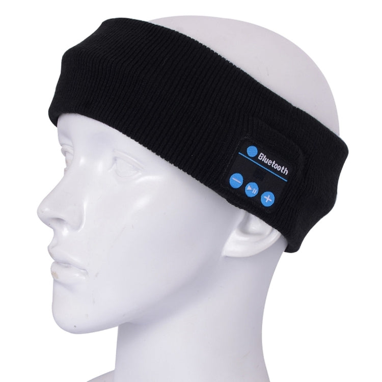 Bandeau en tricot avec micro et Bluetooth pour sport et musique, compatible iPhone/Samsung et autres appareils Bluetooth