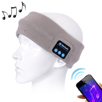 Bandeau en tricot avec micro et Bluetooth pour sport et musique, compatible iPhone/Samsung et autres appareils Bluetooth
