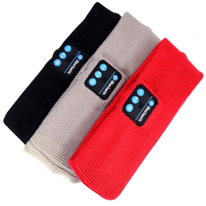 Bandeau en tricot avec micro et Bluetooth pour sport et musique, compatible iPhone/Samsung et autres appareils Bluetooth