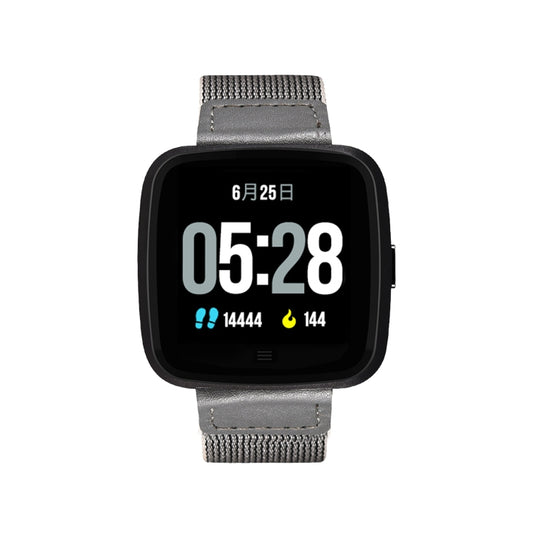 DTNO.1 G12 Bracelet intelligent avec écran couleur OLED de 1,3 pouce, étanche IP67, bracelet en nylon, prise en charge des rappels d'appel / surveillance de la fréquence cardiaque / rappels de sédentarité / mode multisport