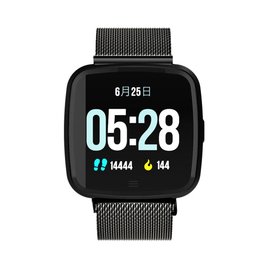 DTNO.1 G12 Bracelet intelligent avec écran couleur OLED de 1,3 pouce, étanche IP67, bracelet en acier, prend en charge le rappel d'appel / la surveillance de la fréquence cardiaque / le rappel de sédentarité / le mode multisports