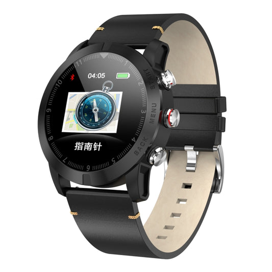 DTNO.1 S10 Bracelet intelligent avec écran couleur TFT 1,3 pouces, étanche IP68, bracelet en cuir, supporte les rappels d'appels / la surveillance de la fréquence cardiaque / la surveillance du sommeil / le mode multisports