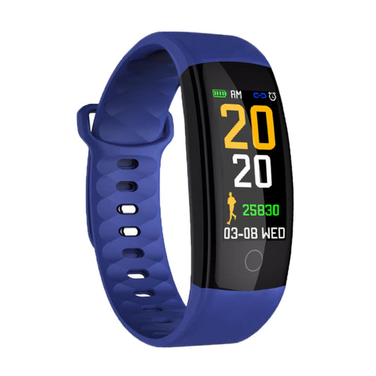 QS01 0.96 inches TFT Color Screen Smart Bracelet IP67 Waterproof, Support Call Reminder /Heart Rate Monitoring /Sleep Monitoring /Blood Pressure Monitoring /Sedentary Reminder
