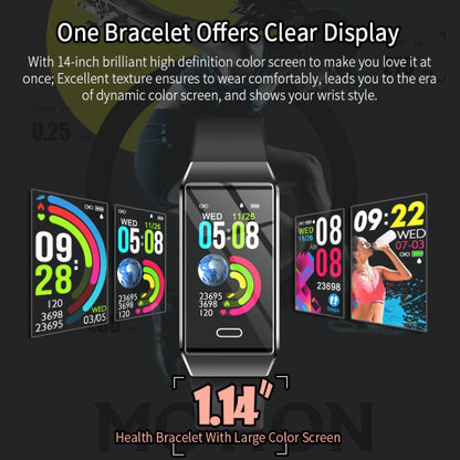 Bracelet intelligent X9 avec écran TFT de 1,14 pouce, étanche IP67, podomètre / rappel d'appel / surveillance de la fréquence cardiaque / surveillance de la tension artérielle / surveillance du sommeil