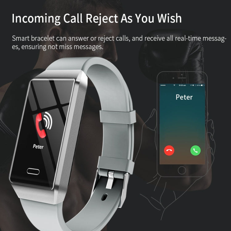 Bracelet intelligent X9 avec écran TFT de 1,14 pouce, étanche IP67, podomètre / rappel d'appel / surveillance de la fréquence cardiaque / surveillance de la tension artérielle / surveillance du sommeil